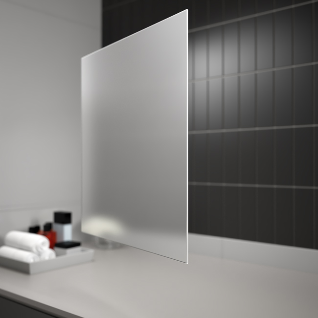 PLEXIGLAS® GS Satinice crystal 0F00 DC - Satiniert Muster