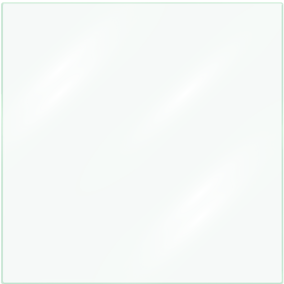 Rahmenloser Spiegel - Antik - Achteck